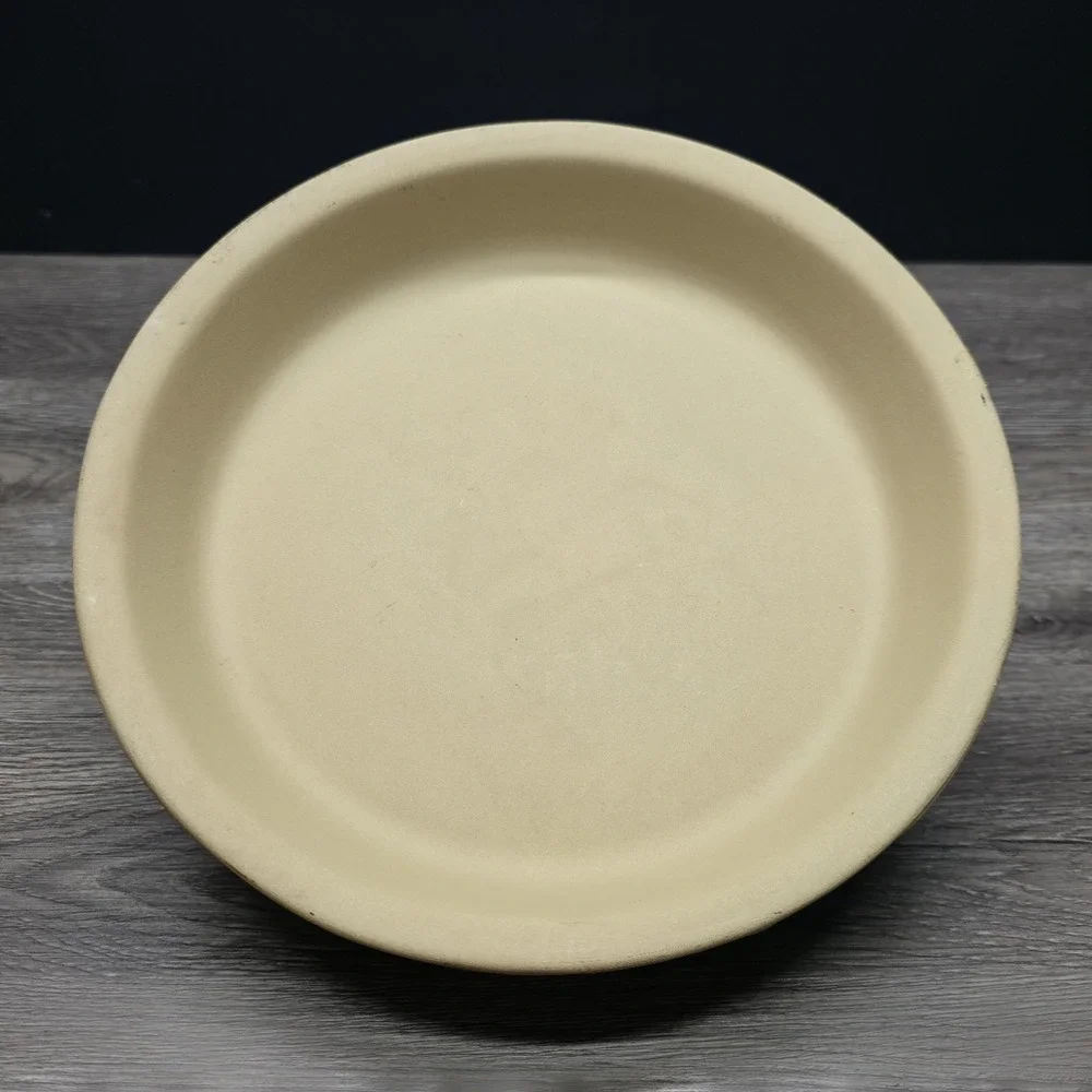 Pampered Chef Stoneware 9in Pie Plate Family Heritage Collection 1425 USA